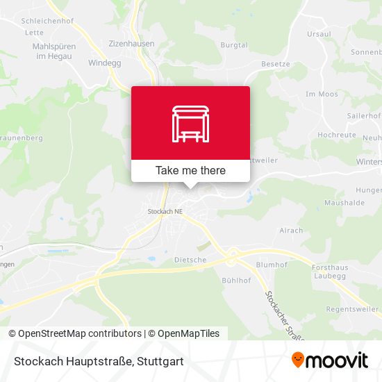Stockach Hauptstraße map