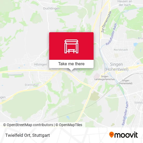 Карта Twielfeld Ort