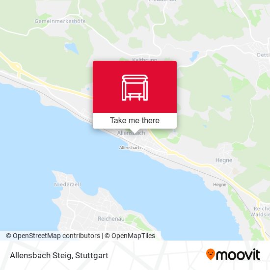 Карта Allensbach Steig