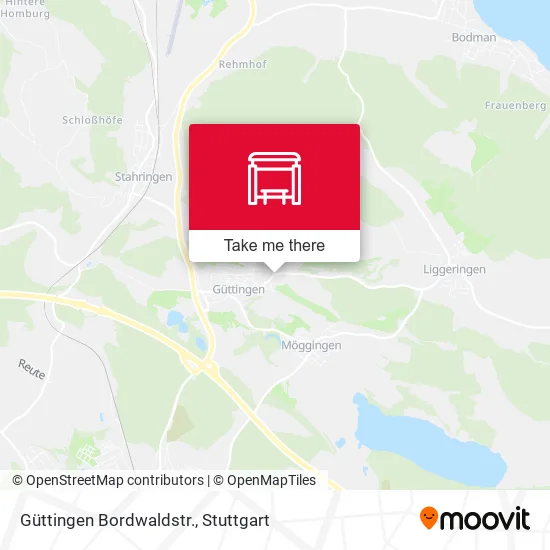 Карта Güttingen Bordwaldstr.