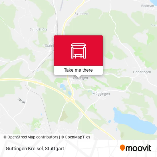 Карта Güttingen Kreisel