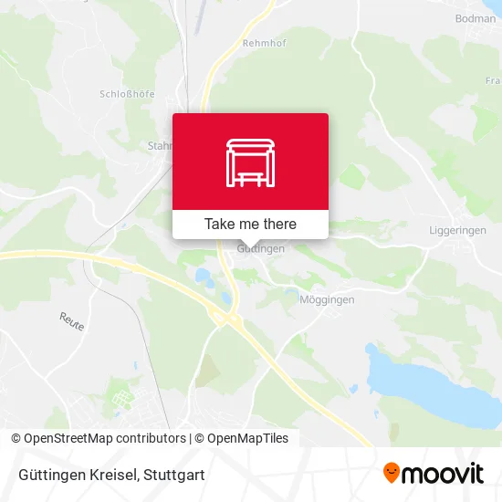 Карта Güttingen Kreisel