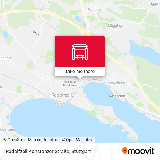 Карта Radolfzell Konstanzer Straße