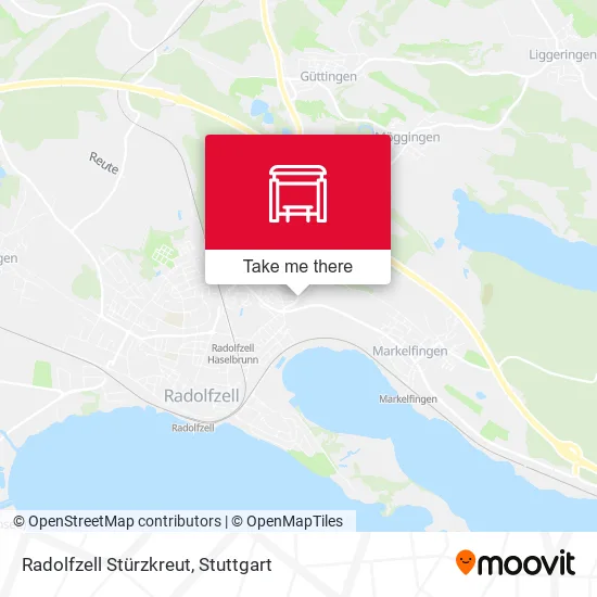 Карта Radolfzell Stürzkreut