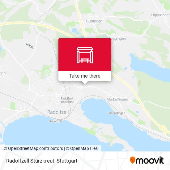 Карта Radolfzell Stürzkreut