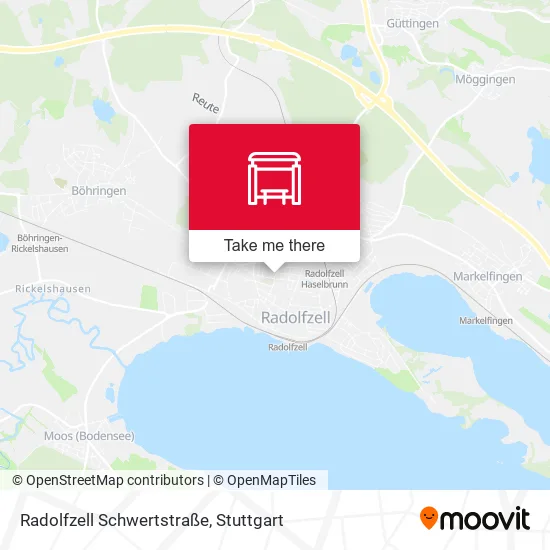 Карта Radolfzell Schwertstraße