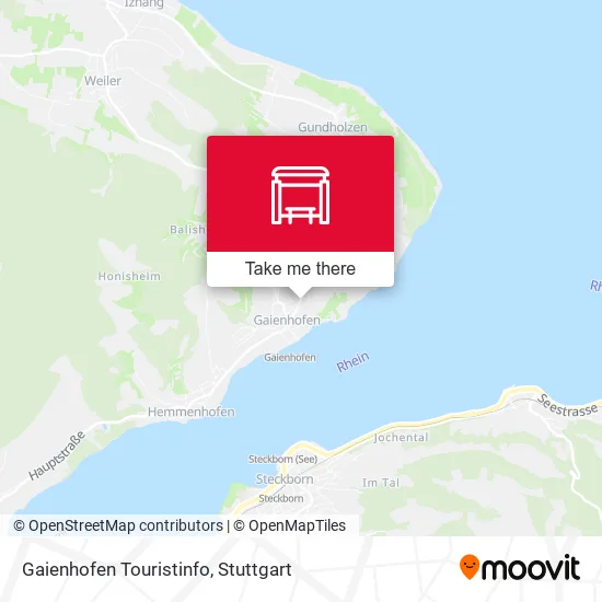 Карта Gaienhofen Touristinfo