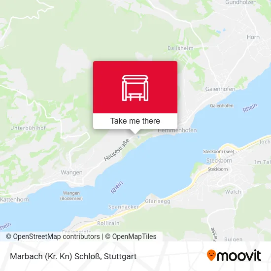 Карта Marbach (Kr. Kn) Schloß