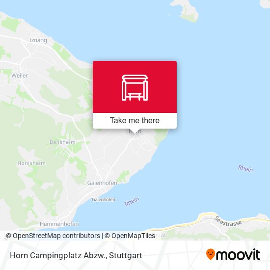 Horn Campingplatz Abzw. map