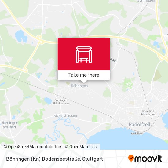 Böhringen (Kn) Bodenseestraße map