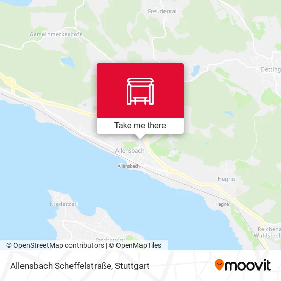Карта Allensbach Scheffelstraße