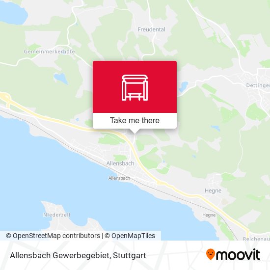 Allensbach Gewerbegebiet map