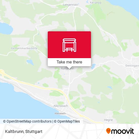 Карта Kaltbrunn