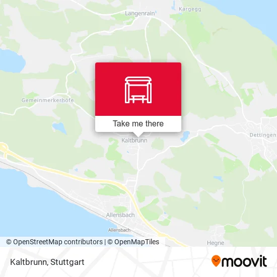 Карта Kaltbrunn