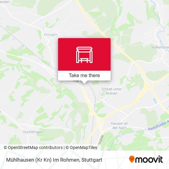 Карта Mühlhausen (Kr Kn) Im Rohmen