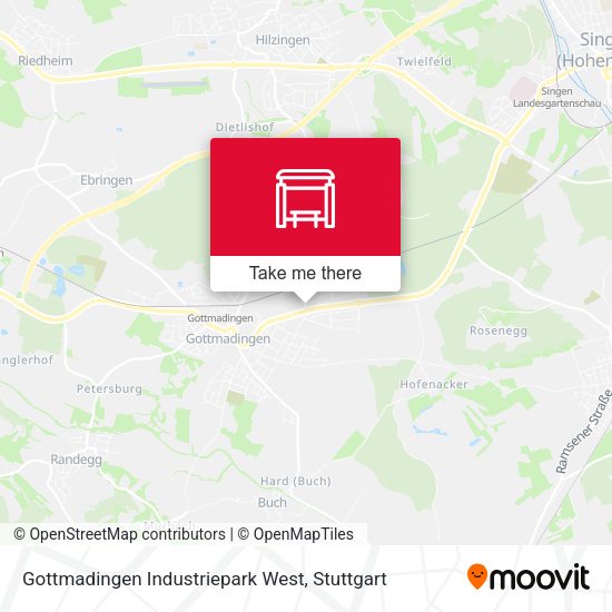 Gottmadingen Industriepark West map