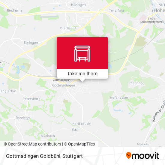 Gottmadingen Goldbühl map