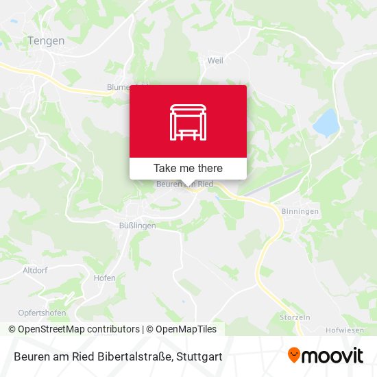 Beuren am Ried Bibertalstraße map