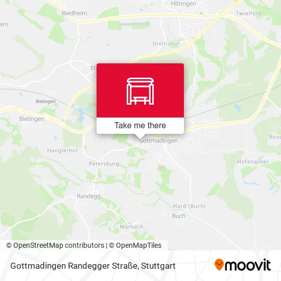 Карта Gottmadingen Randegger Straße