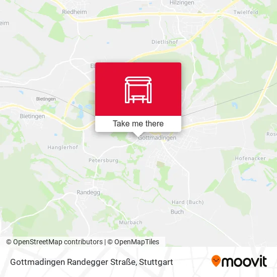 Карта Gottmadingen Randegger Straße
