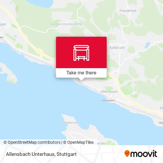 Карта Allensbach Unterhaus