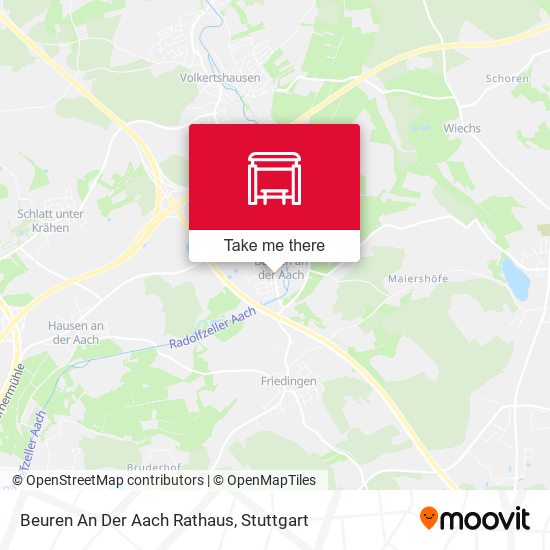 Beuren An Der Aach Rathaus map