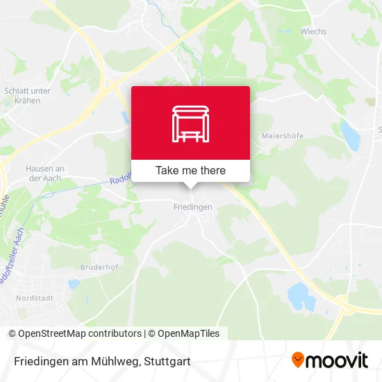 Карта Friedingen am Mühlweg