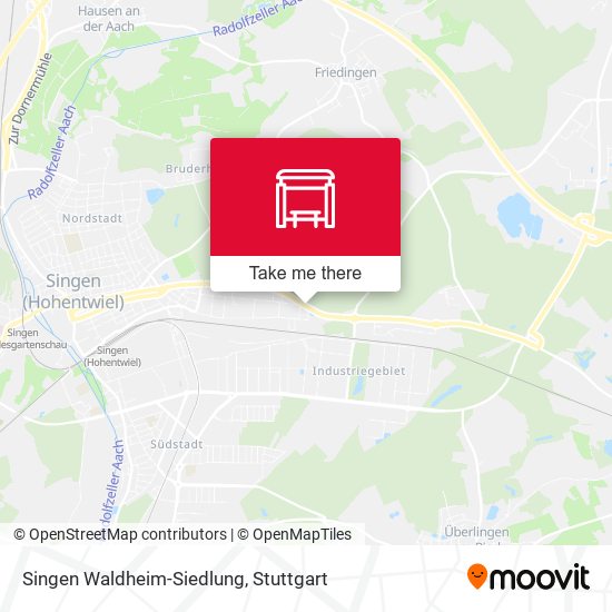 Карта Singen Waldheim-Siedlung