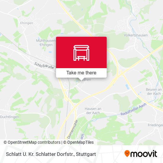 Карта Schlatt U. Kr. Schlatter Dorfstr.