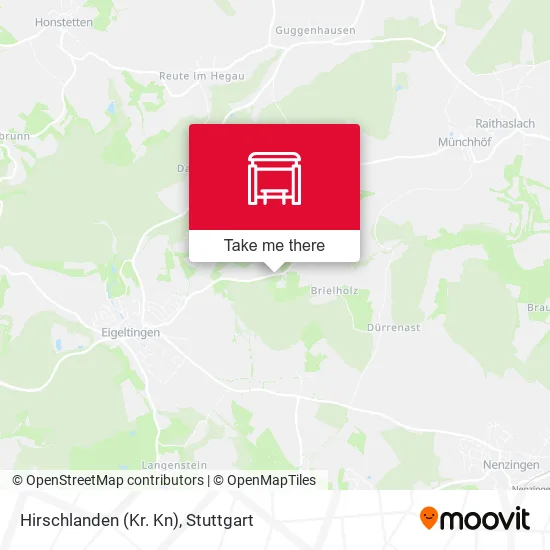 Карта Hirschlanden (Kr. Kn)