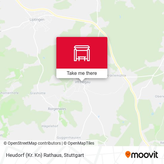Heudorf (Kr. Kn) Rathaus map