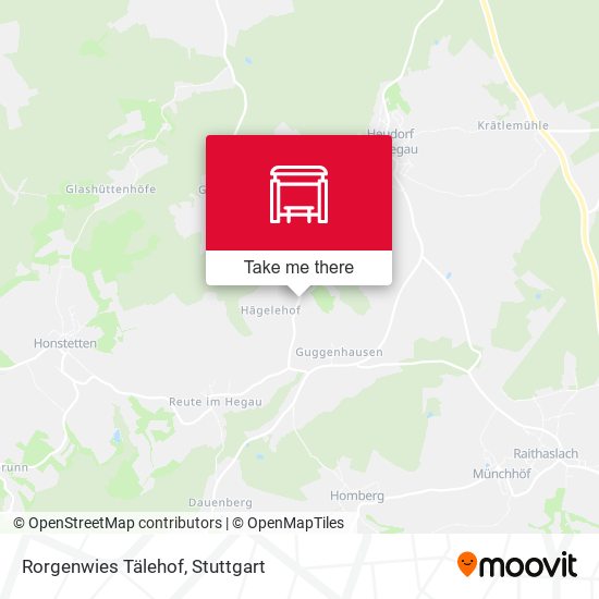 Rorgenwies Tälehof map