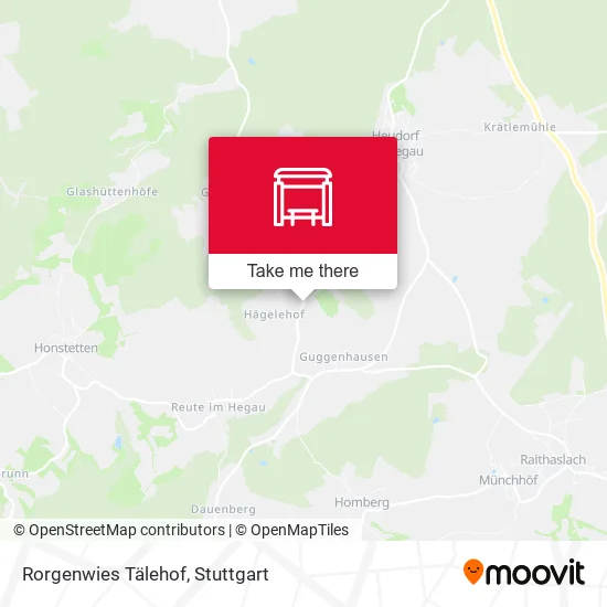 Карта Rorgenwies Tälehof
