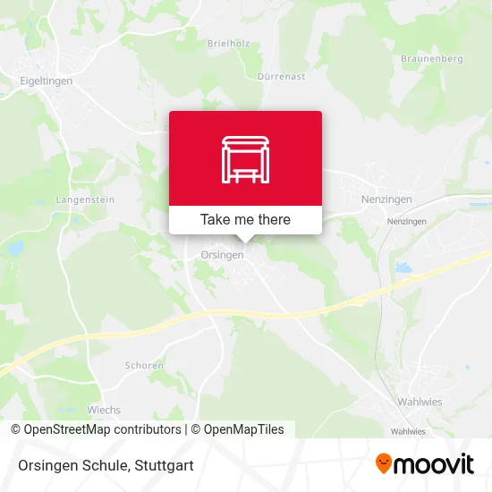Orsingen Schule map