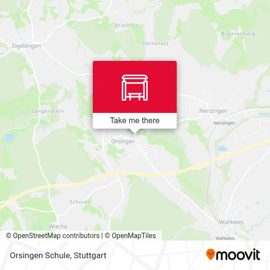 Orsingen Schule map