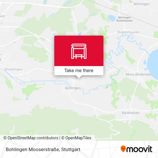 Bohlingen Mooserstraße map