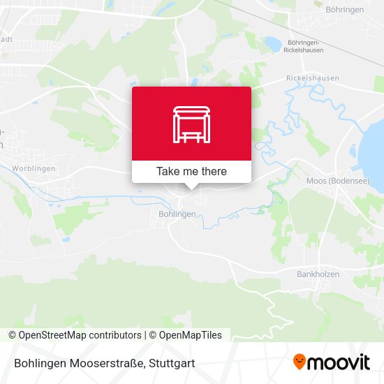 Bohlingen Mooserstraße map