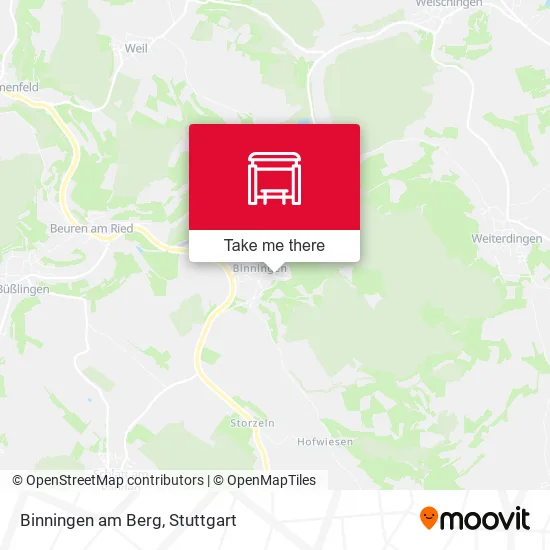 Карта Binningen am Berg