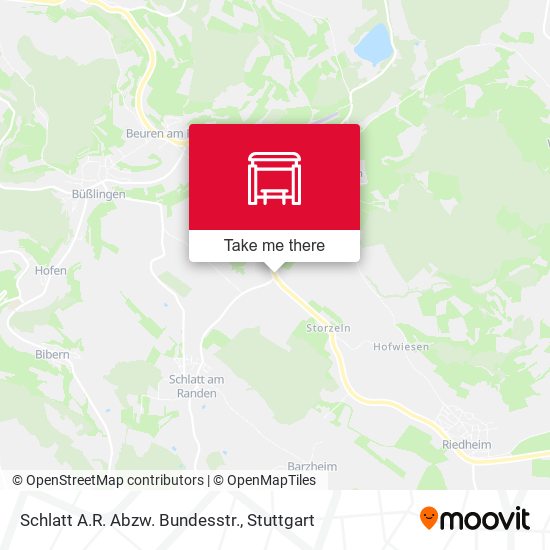 Schlatt A.R. Abzw. Bundesstr. map