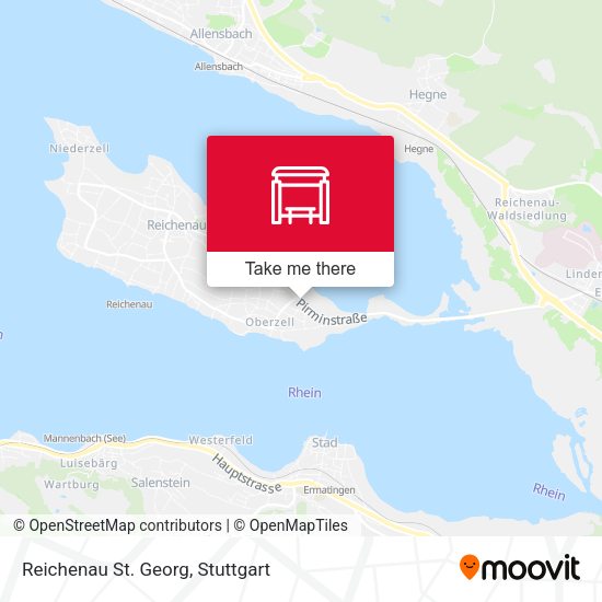 Reichenau St. Georg map