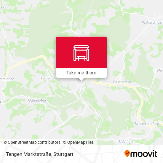 Карта Tengen Marktstraße