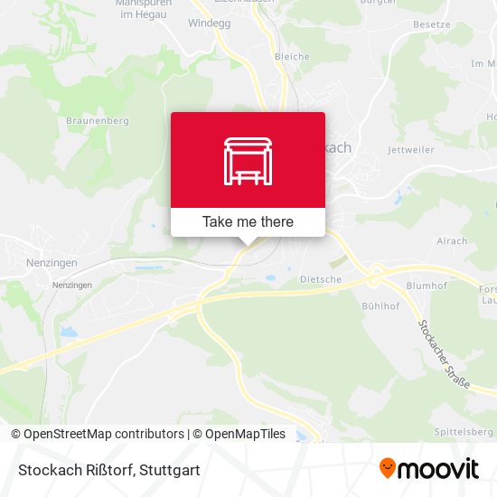 Карта Stockach Rißtorf