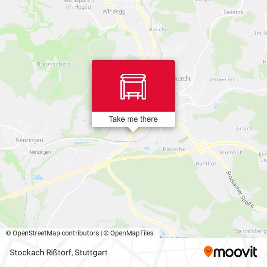 Stockach Rißtorf map