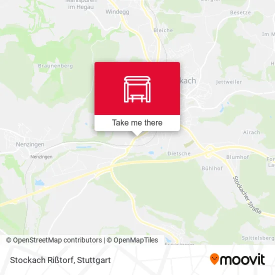 Карта Stockach Rißtorf