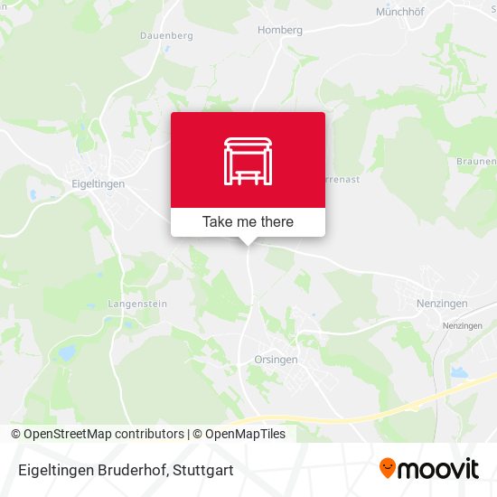 Eigeltingen Bruderhof map