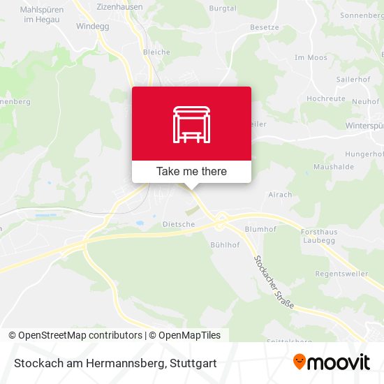 Карта Stockach am Hermannsberg