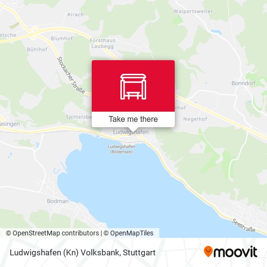 Ludwigshafen (Kn) Volksbank map