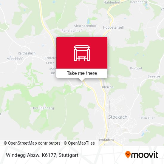 Windegg Abzw. K6177 map