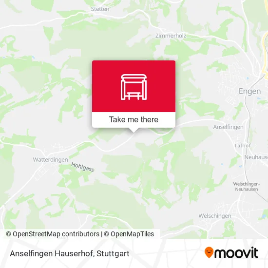 Карта Anselfingen Hauserhof