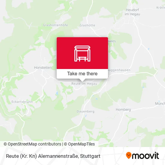 Карта Reute (Kr. Kn) Alemannenstraße